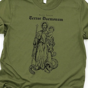 St. Joseph Terror of Demons Graphic Catholic Unisex Tee