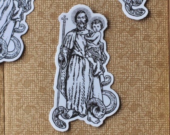 St. Joseph Terror of Demons - Catholic Sticker