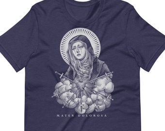 Mater Dolorosa (Sorrowful Mother) Graphic Catholic Unisex Tee