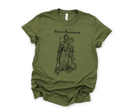 St. Joseph Terror of Demons Graphic Catholic Unisex Tee