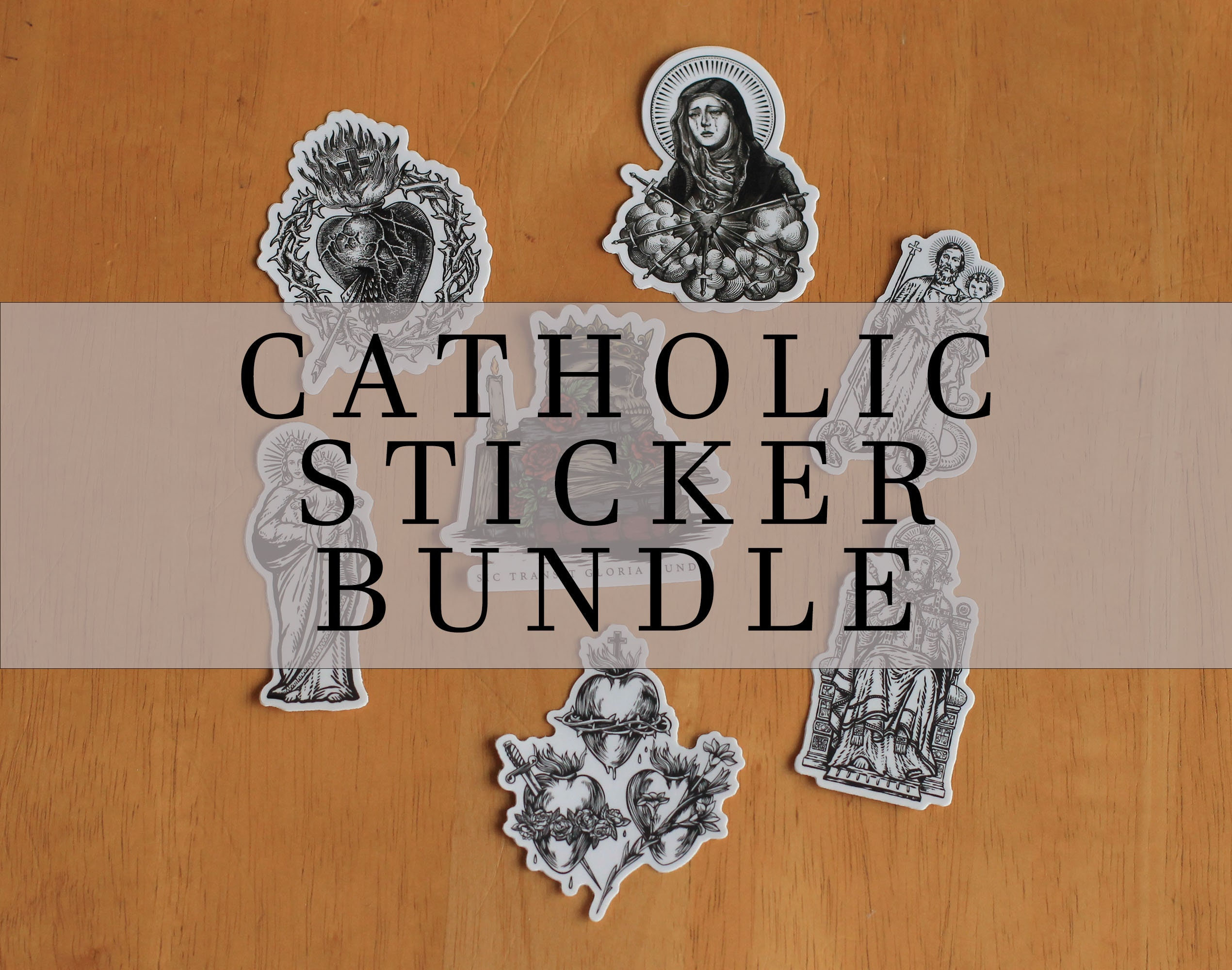 Catholic Sticker Bundle - Etsy