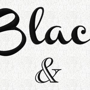 Black &