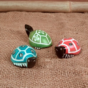 Fair Trade Soapstone Turtle, Multiple Colors (Handmade in Kenya)