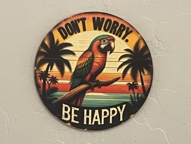 Don't Worry Be Happy Wooden Sign - Etsy