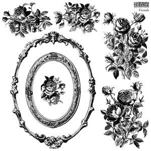Veranda IOD Decor Stamp, 2 Sheets 12&quot; x 12&quot;  - Iron Orchid Designs