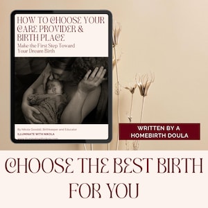 Birth Plan Clarity Guide | Choosing the Right Birth Team | Positive Birth Guide + Essential Questions for Providers | Digital Download