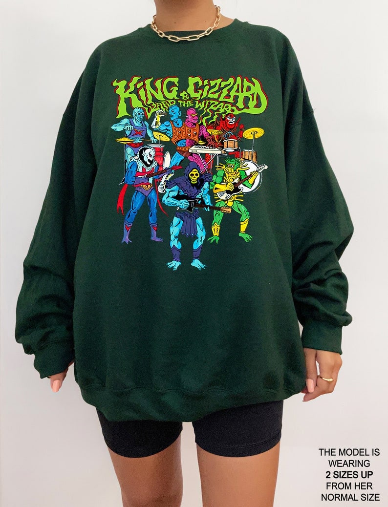 Discover Dancing King and Gizzard - King Gizzard and the Lizard Wizard Sweatshirt, Gizz KGLW Sweatshirt