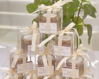 Bridal Shower Favors, Custom Candles with Matches, Baby Shower Favors, Candle Wedding Favors, Baptism Favors, Personalized Candles