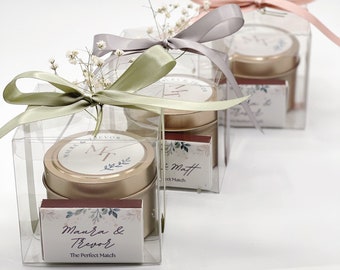Wedding favors - Personalized Candles - Wedding Favors for Guests in Bulk - Custom Wedding Favor - Wedding Favors Candles - Custom Favors
