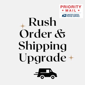 RUSH ORDER - Priority Mail Shipping Add On