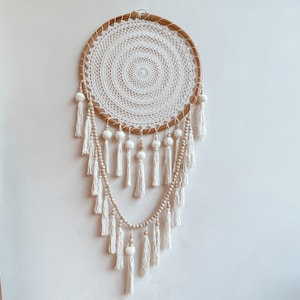Traumfänger Dreamcatcher Makramee Boho PomPom