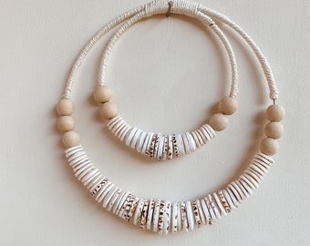 Boho Muschel Wanddekoration Kette Münzen