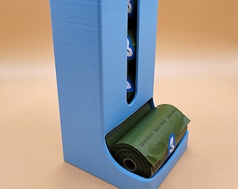 Dog Poop Bag Wall Mounted Dispenser | Waste Bags Holder 3D Printed