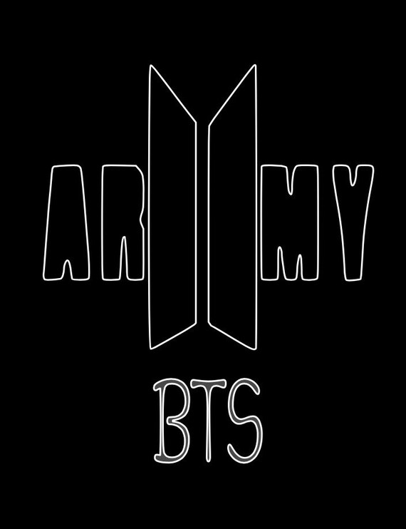 BTS Logo Shirt - Etsy