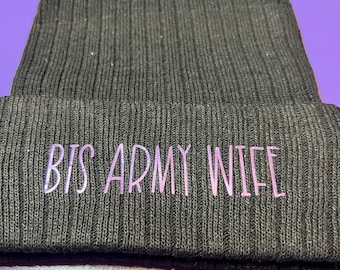 New Army Wife beanie