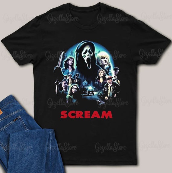 Scream Movie Tshirt Vintage 90 Movie Shirt Horror Movie Etsy