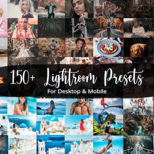 150+ MEGA Lightroom Presets Bundle | Mobile and Desktop | Adobe Lightroom | Instagram Blogger | Photo Edit Filters | Free Updates | XMP