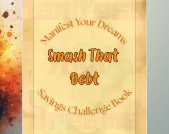 Debt Payoff Savings Challenge Printable | Smash the Debt Workbook | Budget Planner Insert | Debt Snowball Tracker | Instant Download