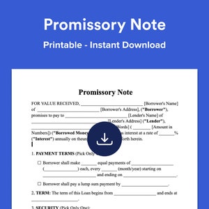 Formulieren voor promessen - Sjablonen voor promessen - pdf- en Word-document - directe download - bewerkbaar - DOCX en pdf