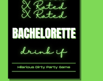 Bachelorette Drink If Game, Adults Only Bachelorette Party Games, Dirty Bachelorette Games Printable, Drinking Games