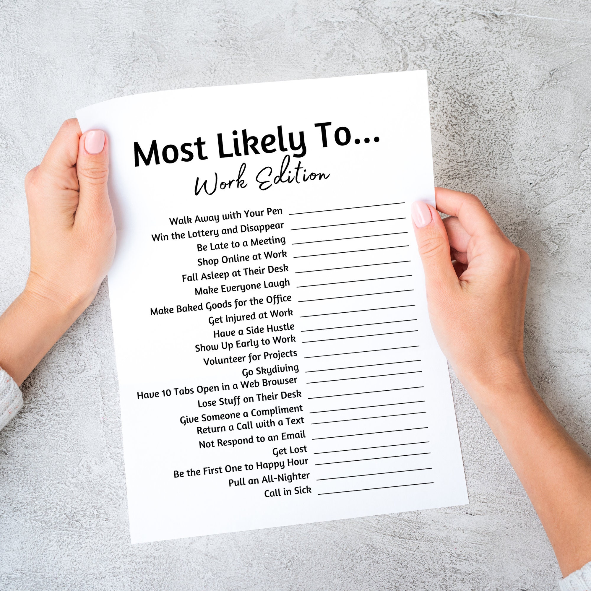 Office Party Games Bundle, Printable Games for Coworkers, Team Building Icebreaker Games, Simple