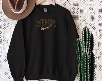 black nike crewneck