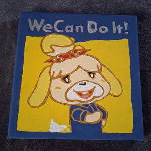 Handmade Isabelle Acrylic Painting