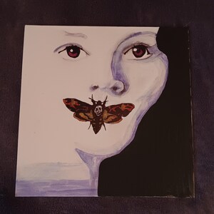 Handmade The Silence of the Lambs Acrylic Painting