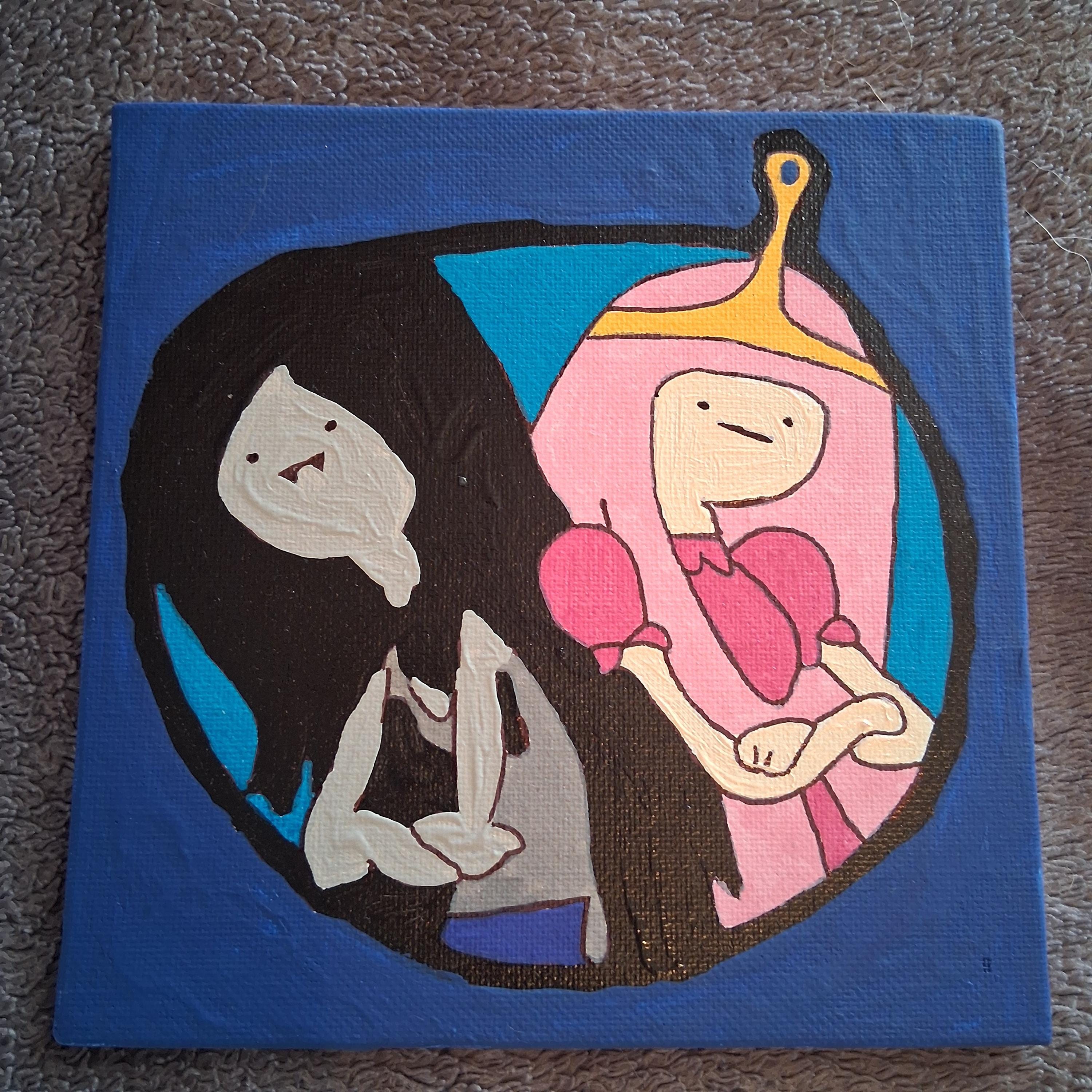 題名“Out of Coma” MARCELINE作　自作絵画 Marceline Painting - Etsy