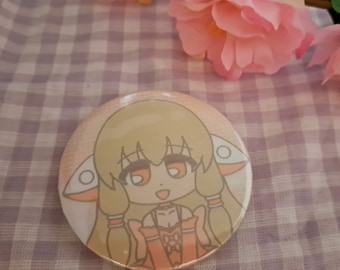 CLAMP Chobits soft pastel button pin