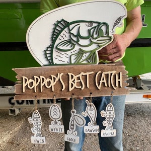 fishing fathers day svg laser cut file- glowforge laser cut file