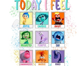 Today I feel png files, Inside png files, png for t shirts DTF and Sublimation
