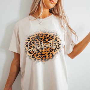 Wildcats Leopard Print png, school spirit png, wildcats team png, school team png for sublimation t shirts and DTF