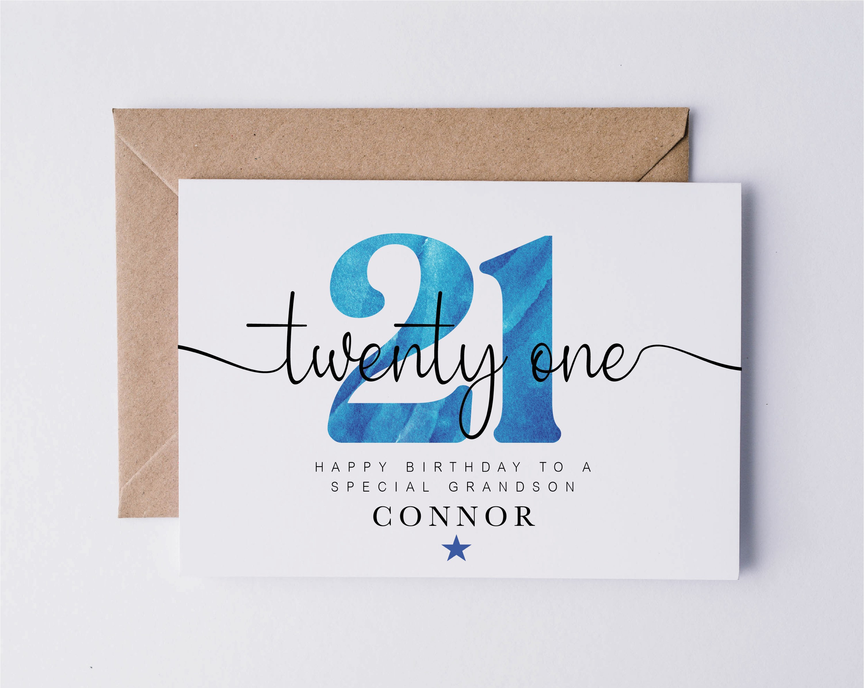 Personalised 21st Birthday Card 21st Birthday Card for Him - Etsy UK