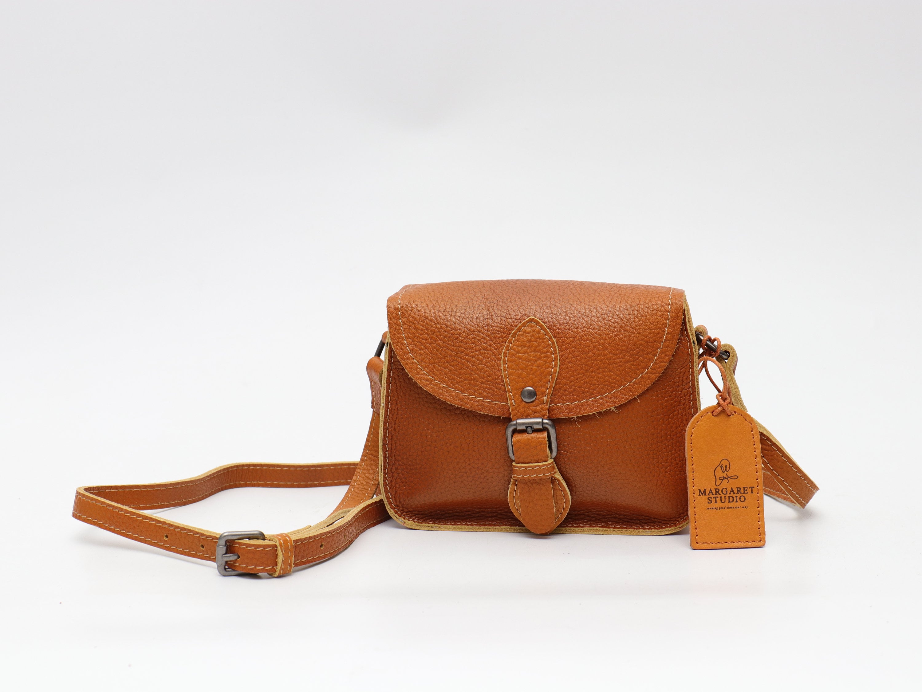 Tan Crossbody Bag Small Tan Leather Crossbody Bag Crossbody Etsy