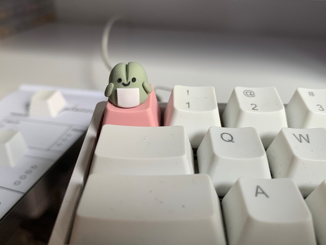 Cute Keycaps Frog Keycap Polymer Clay Frog Artisan Keycap Etsy