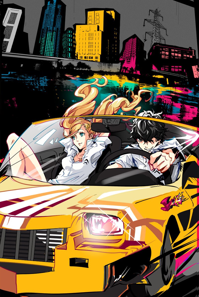 Large Persona 5 Joker Ann Takamaki Poster Art Print for Wall - Etsy