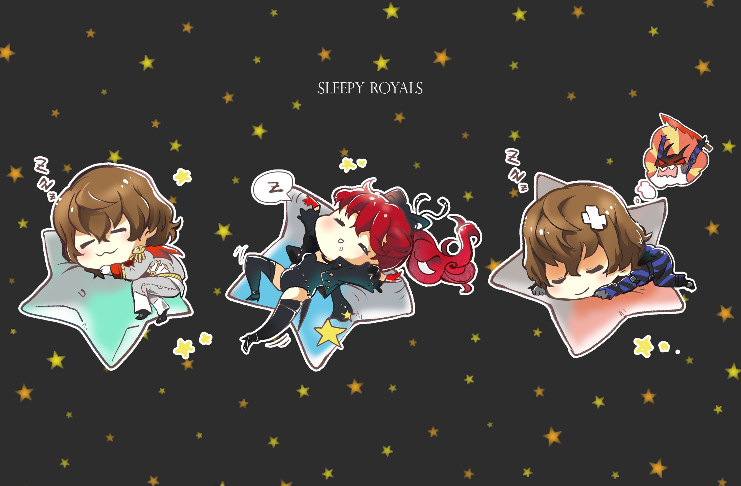 Persona 5 Royal Vinyl Stickers Goro Akechi Yoshizawa Kasumi - Etsy