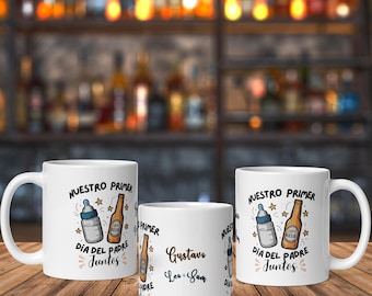 Personalized mug gift for dad with children's and dad's names | Father's Day gift | Gift mug for new dads