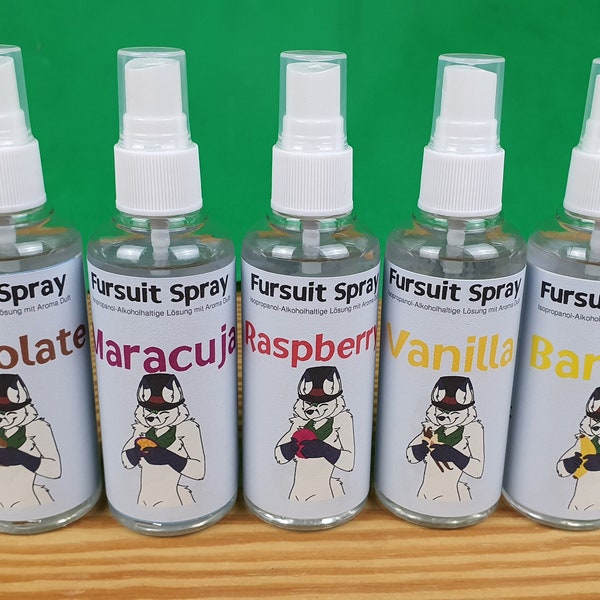 Fursuit Sprays 100ml various scents [EU Shipping Only]