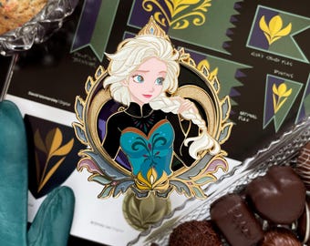 Lorcana Tcg Elsa Frozen Enamel Pin - Etsy