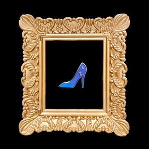 mini unofficial cinderella broadway logo pin