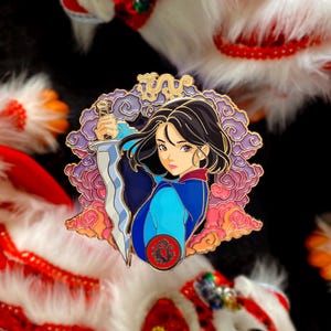 mulan pretty pretty princess mulan enamel pin