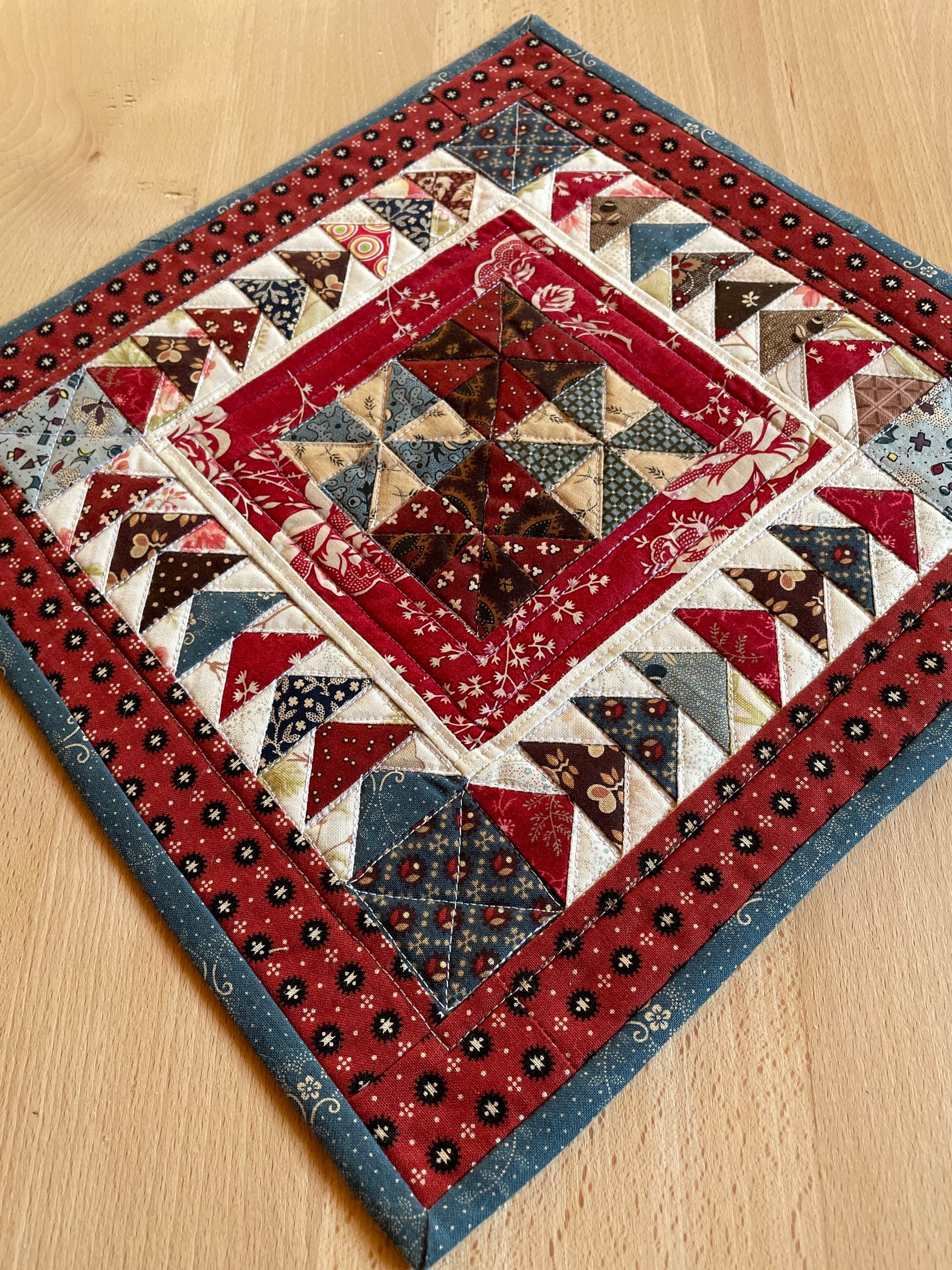 Mini Patchwork 30x30 Fait Main