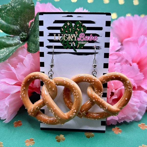 Pretzel Dangle Earrings