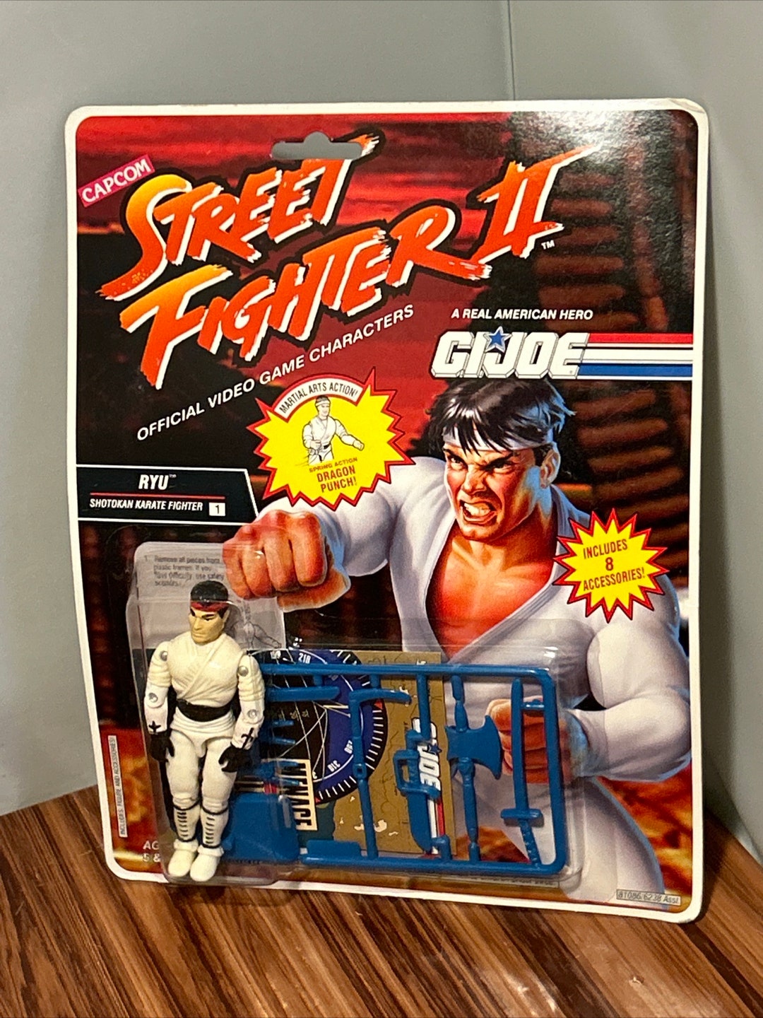 Hasbro G.I. Joe Ryu Street Fighter II 2 Action Figure Capcom Vintage ...