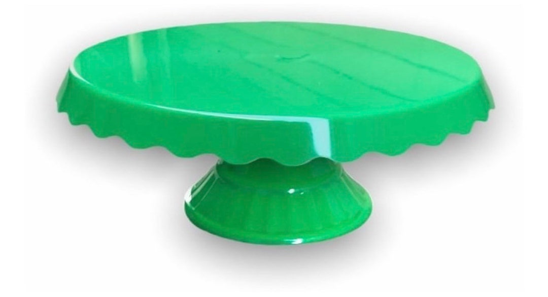 Short Plastic Cake Stand Strong Colors Etsy