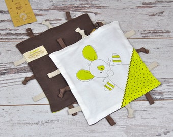 Cadeau personnalisé pour bébé, couverture pour bébé Lovey, couverture pour bébé biologique, couverture pour bébé Minky, couverture pour bébé, couverture pour bébé douce, couverture pour animaux