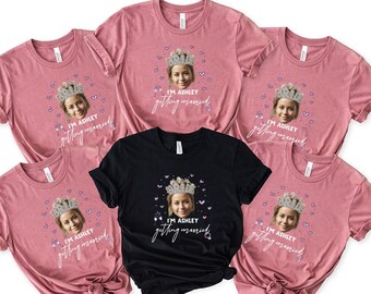 Custom Bachelorette Party Face Shirt, Custom Photo Shirts, Bride Shirts, Matching Bridal Party Tshirts, Bridesmaid Shirts, Girls Trip Shirts