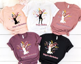 Birthday Party Group Shirt, Custom Face Shirts, Birthday Photo Shirt, Custom Photo Shirt, Funny Birthday Shirt, Personalized Birthday Shirt